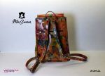 Mochila Modelo "Antonia" Flor Rojo - Imagen 3